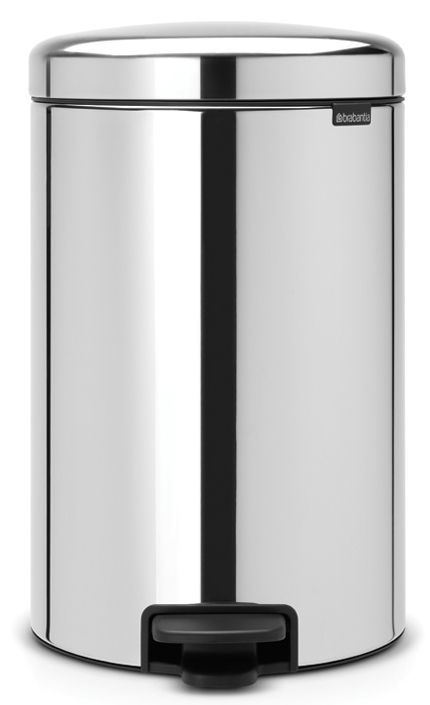 Brabantia NewIcon szemeteskosár 20 l acél-fekete 113987