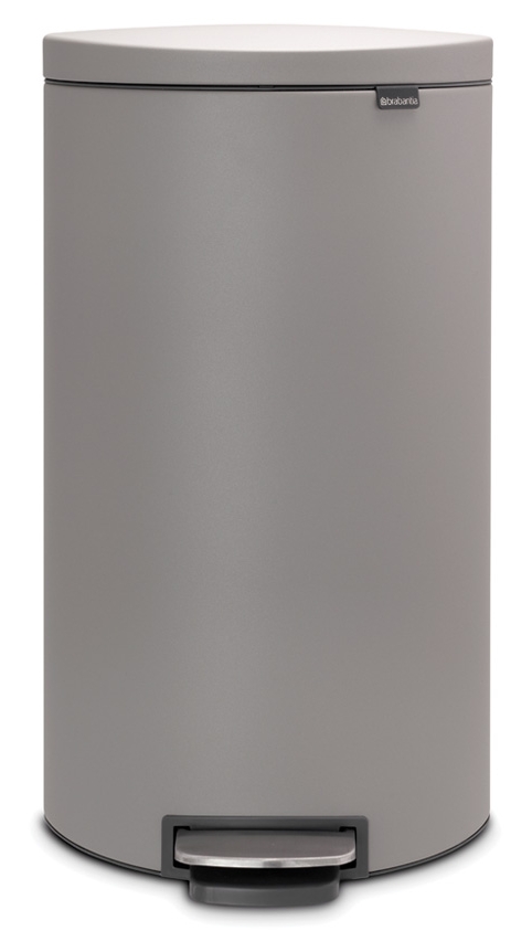 Brabantia FlatBack+ szemeteskosár 30 l szürke 119569