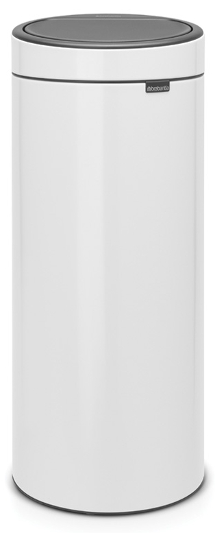 Brabantia Touch Bin szemeteskosár 30 l fehér-szürke 115141