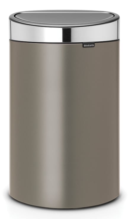 Brabantia Touch Bin szemeteskosár 40 l króm-szürke 114885