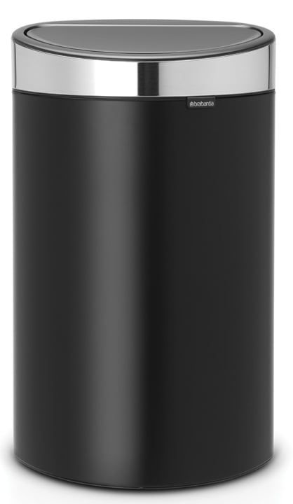 Brabantia Touch Bin szemeteskosár 40 l króm-fekete 114847