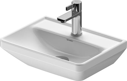 Duravit D-Neo mosdótál 45x33.5 cm négyszögletes klasszikus fehér 0738450041