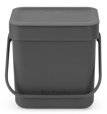 Brabantia Sort & Go szemeteskosár 3 l szürke 209888