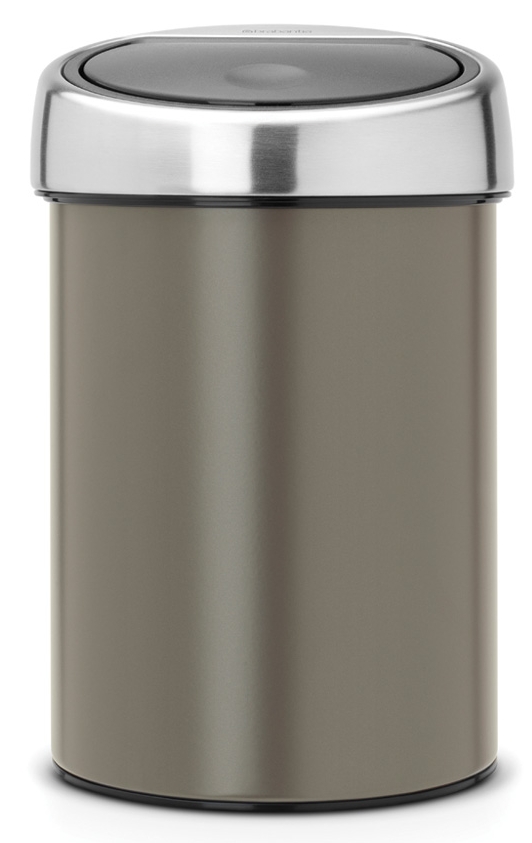 Brabantia Touch Bin szemeteskosár 3 l króm-szürke 364464