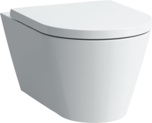 Laufen Kartell wc csésze függesztett perem nélkül fehér fényes H8203374000001