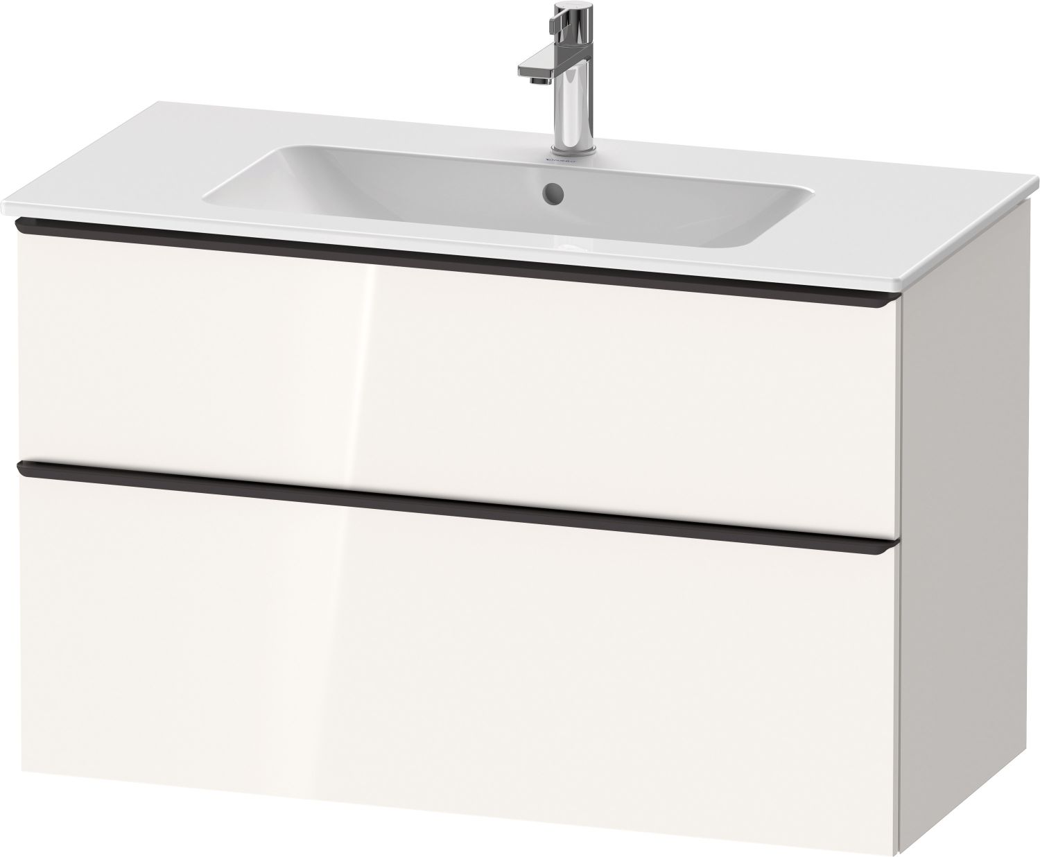 Duravit D-Neo szekrény 101x46.2x62.5 cm Függesztett, mosdó alatti fehér DE436302222
