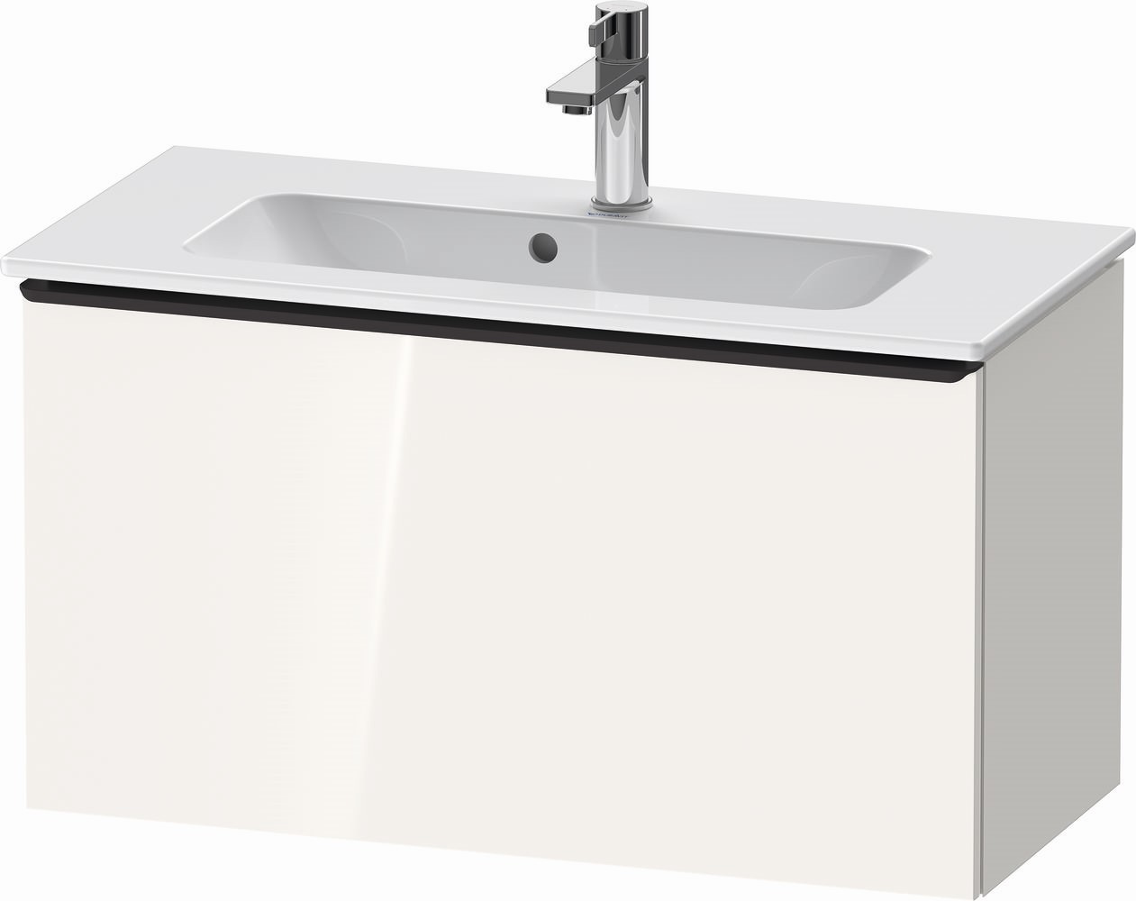 Duravit D-Neo szekrény 81x37.2x44 cm Függesztett, mosdó alatti fehér DE426902222