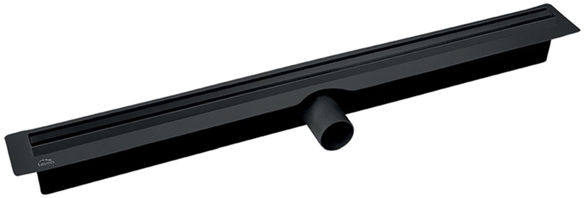 Laveo Slim zuhany lefolyó 80 cm fekete COS780D
