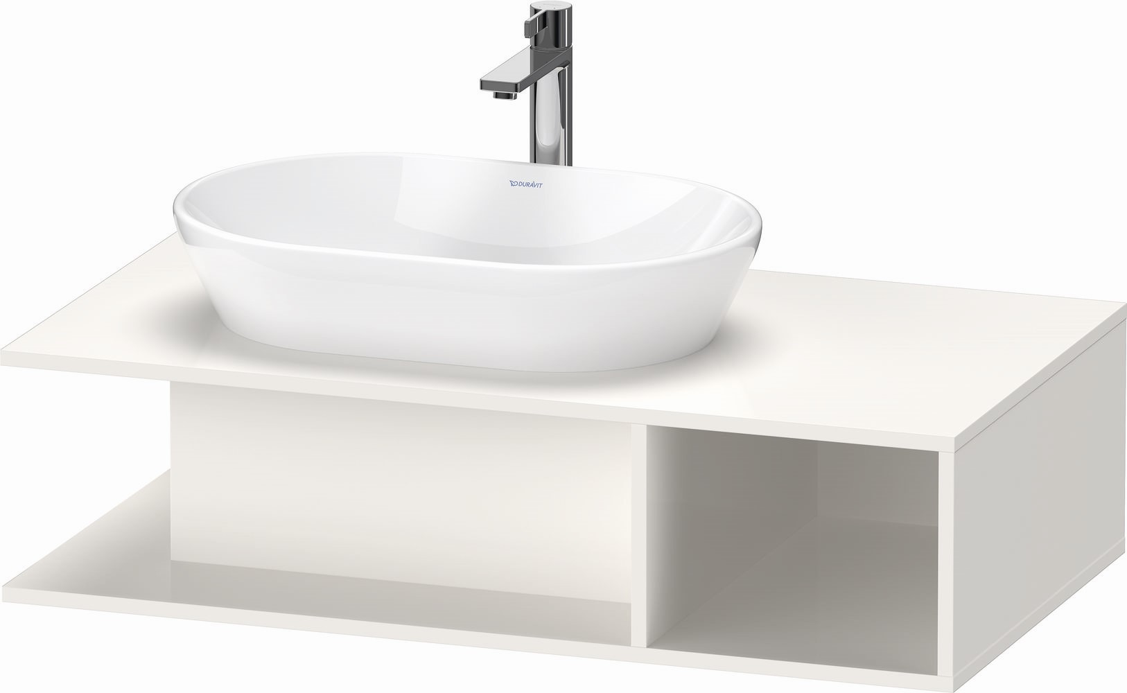 Duravit D-Neo szekrény 100x55x26 cm Függesztett, mosdó alatti fehér DE492902222