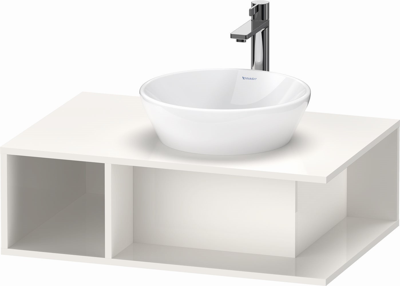 Duravit D-Neo szekrény 80x55x26 cm Függesztett, mosdó alatti fehér DE495802222