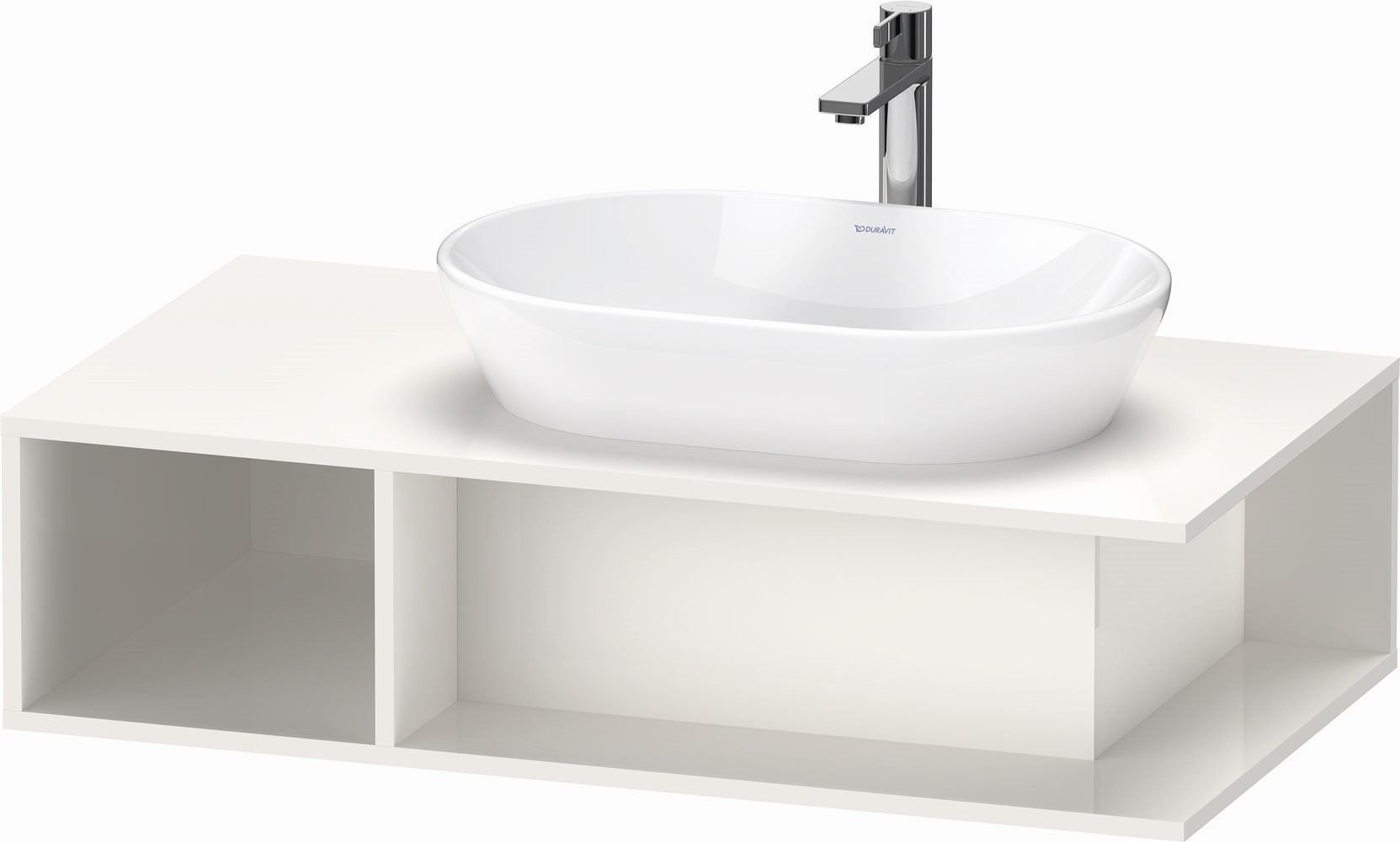 Duravit D-Neo szekrény 100x55x26 cm mosdókagyló alá akasztható fehér DE495902222