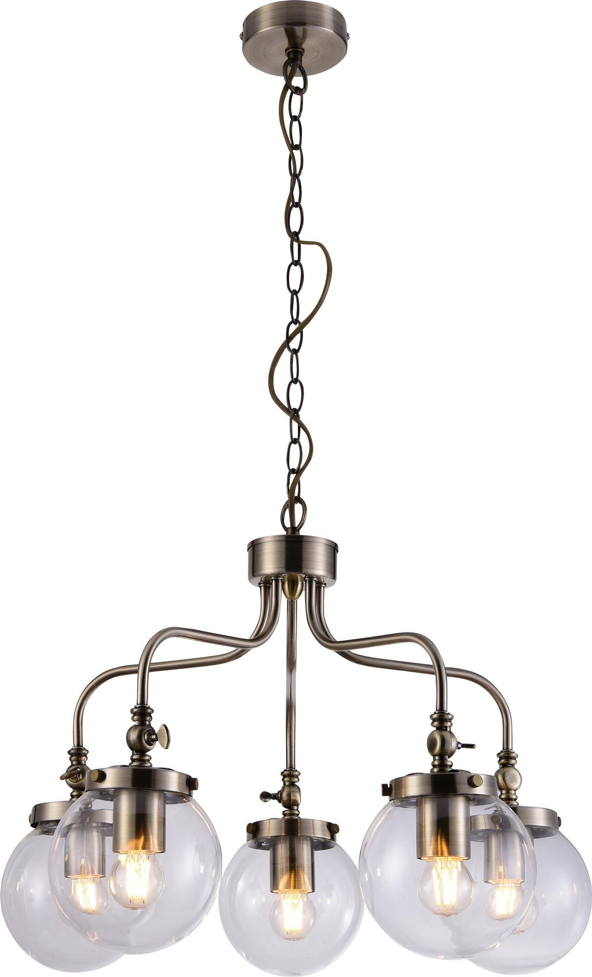 Candellux Ballet függőlámpa 5x40 W patina 35-70876