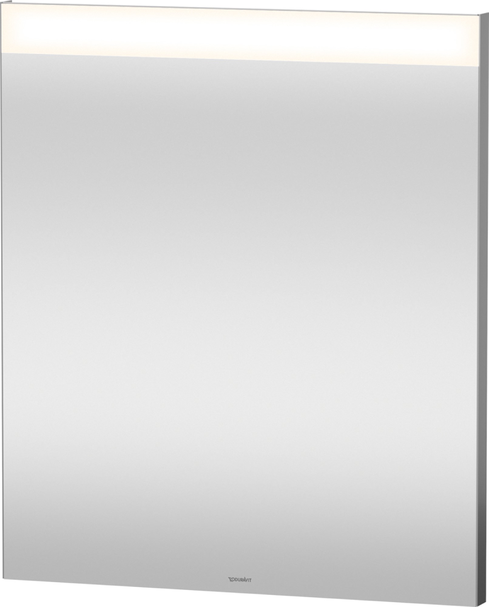 Duravit D-Neo tükör 60x70 cm négyszögletes világítással ezüst LM7835000000000