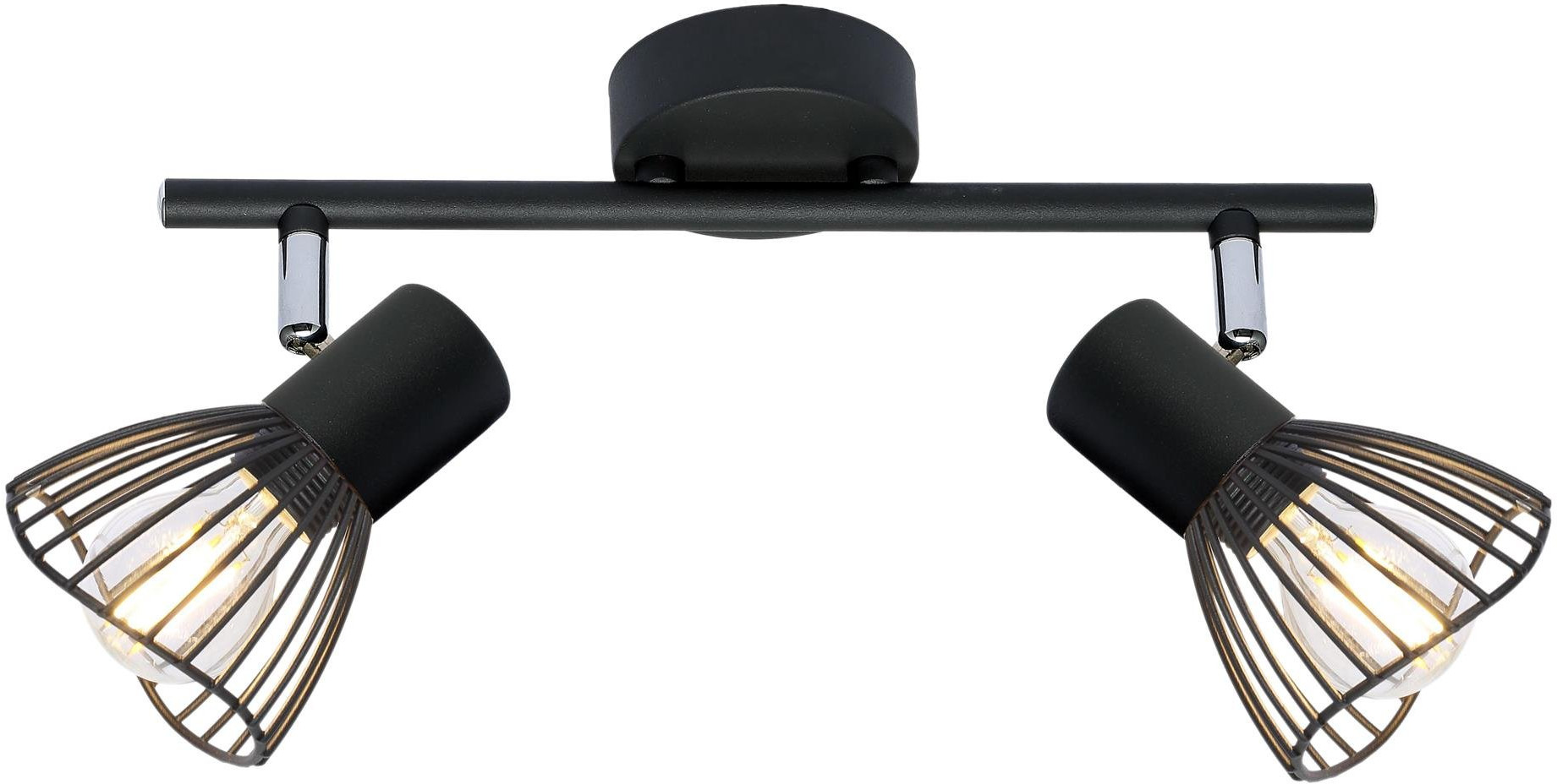 Candellux Fly mennyezeti lámpa 2x40 W fekete 92-61898