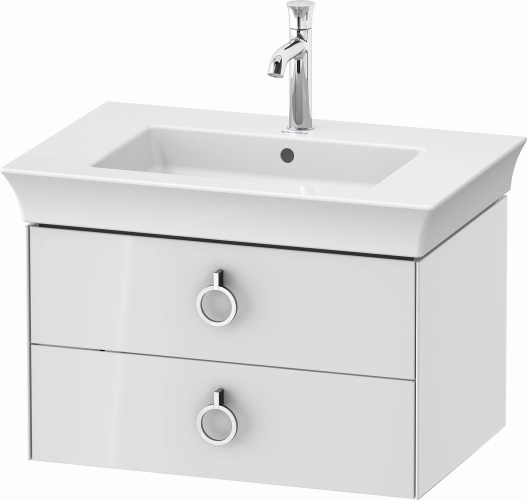 Duravit White Tulip szekrény 68.4x45.8x41 cm Függesztett, mosdó alatti fehér WT435108585