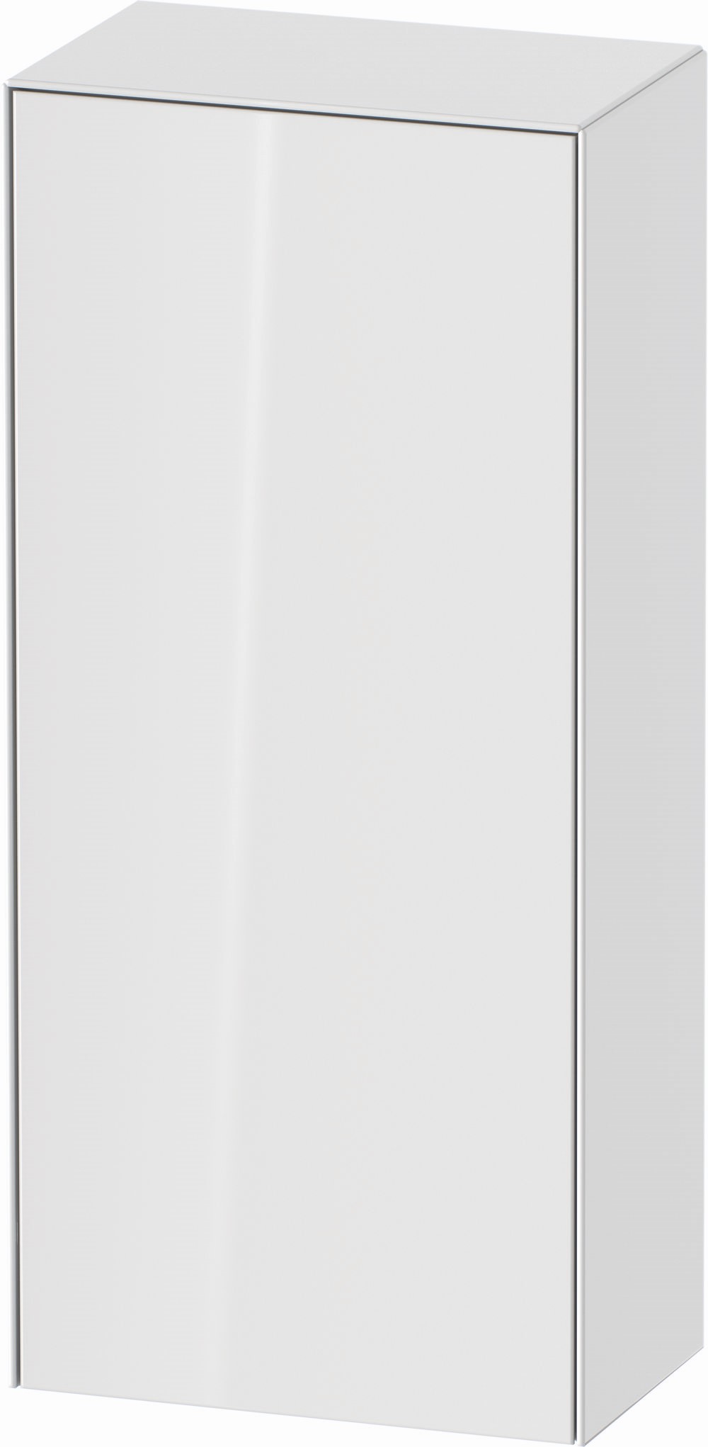 Duravit White Tulip szekrény 40x24x88 cm oldalra akasztható fehér WT1322R8585