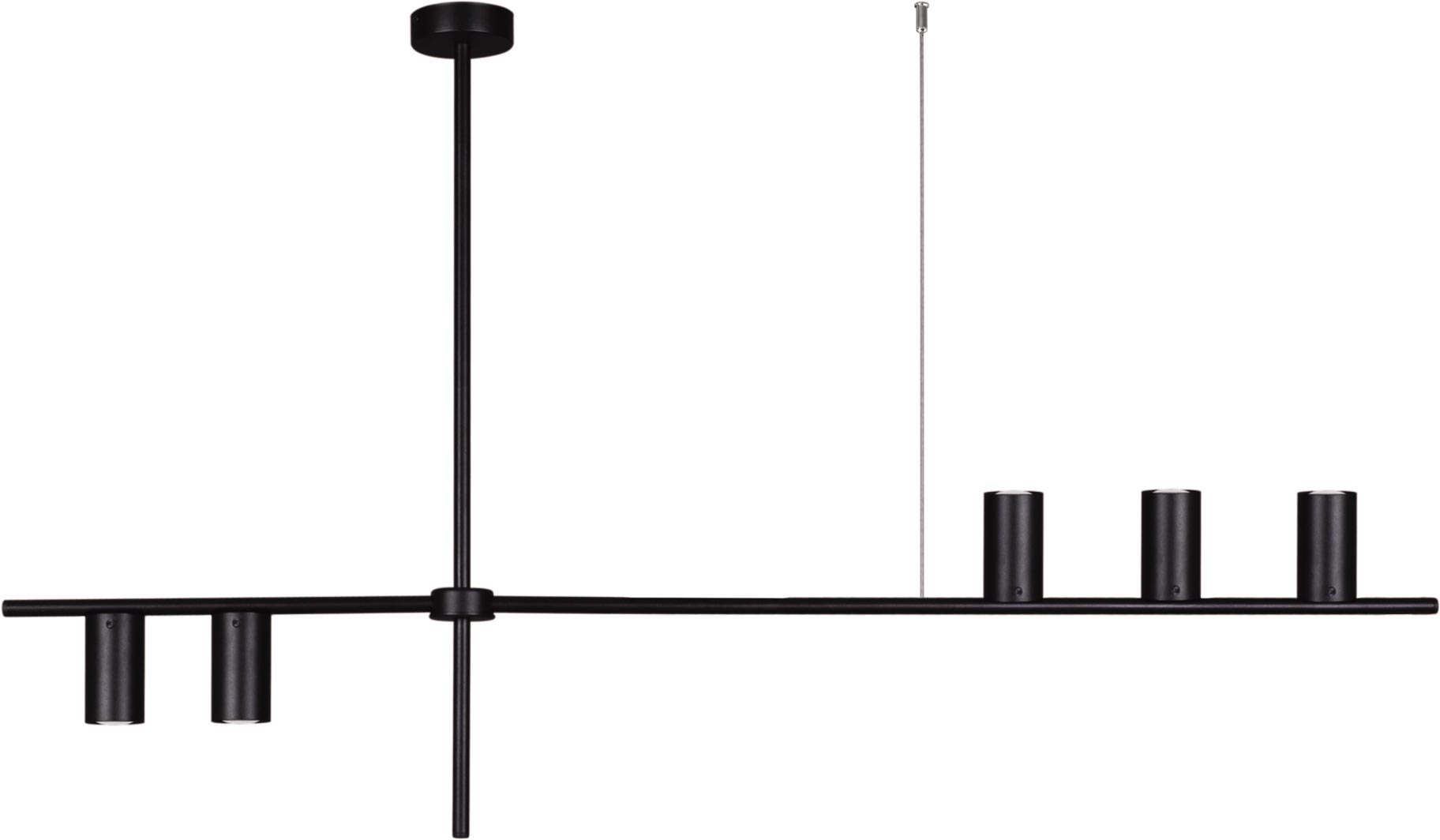 Kaja Rocco függőlámpa 5x35 W fekete K-4755