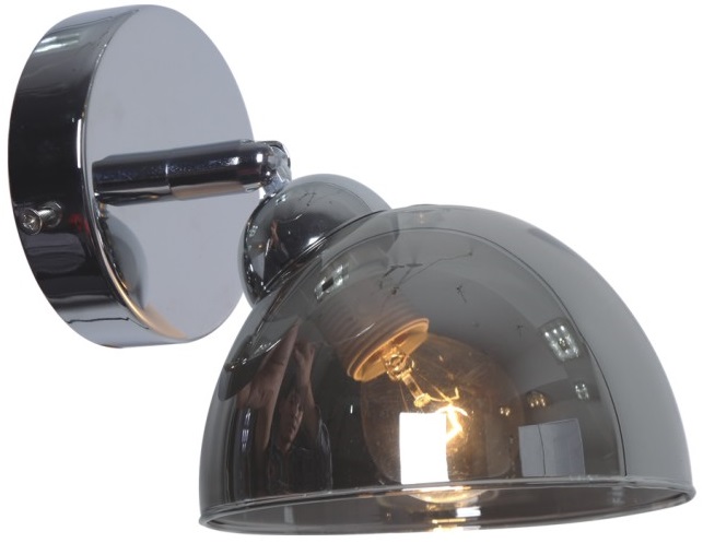 Kaja Hornet oldalfali lámpa 1x40 W króm-szürke K-JSL-1306/1W