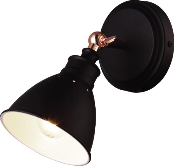 Kaja Watso Black oldalfali lámpa 1x40 W fekete K-8005W-1BK