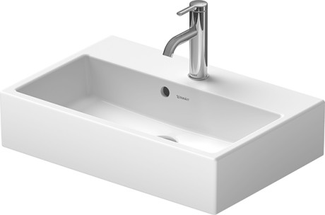 Duravit Vero Air mosdótál 60x40 cm négyszögletes beépíthető fehér 2368600000