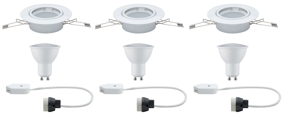 Paulmann LED beépített lámpa 3x4.5 W fehér 93845