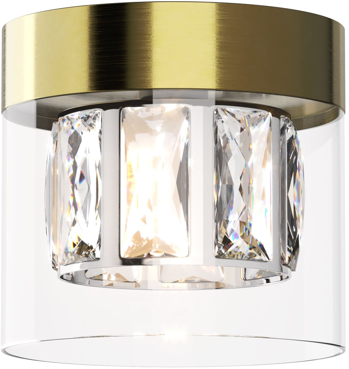 Zuma Line Gem mennyezeti lámpa 1x28 W átlátszó-barna C0389-01A-0FD2