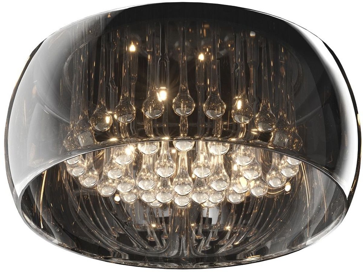 Zuma Line Crystal mennyezeti lámpa 6x42 W króm-füst színű -kristály C0076-06X-F4FZ