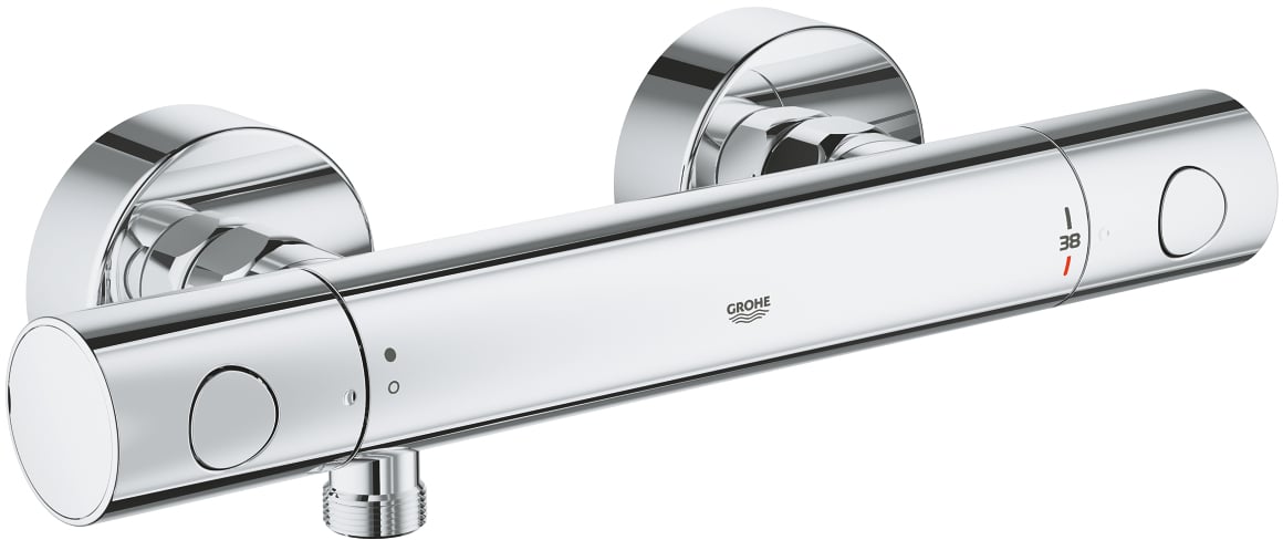 Grohe Grohtherm 800 Cosmopolitan zuhanycsaptelep fal igen StarLight Chrome 34765000