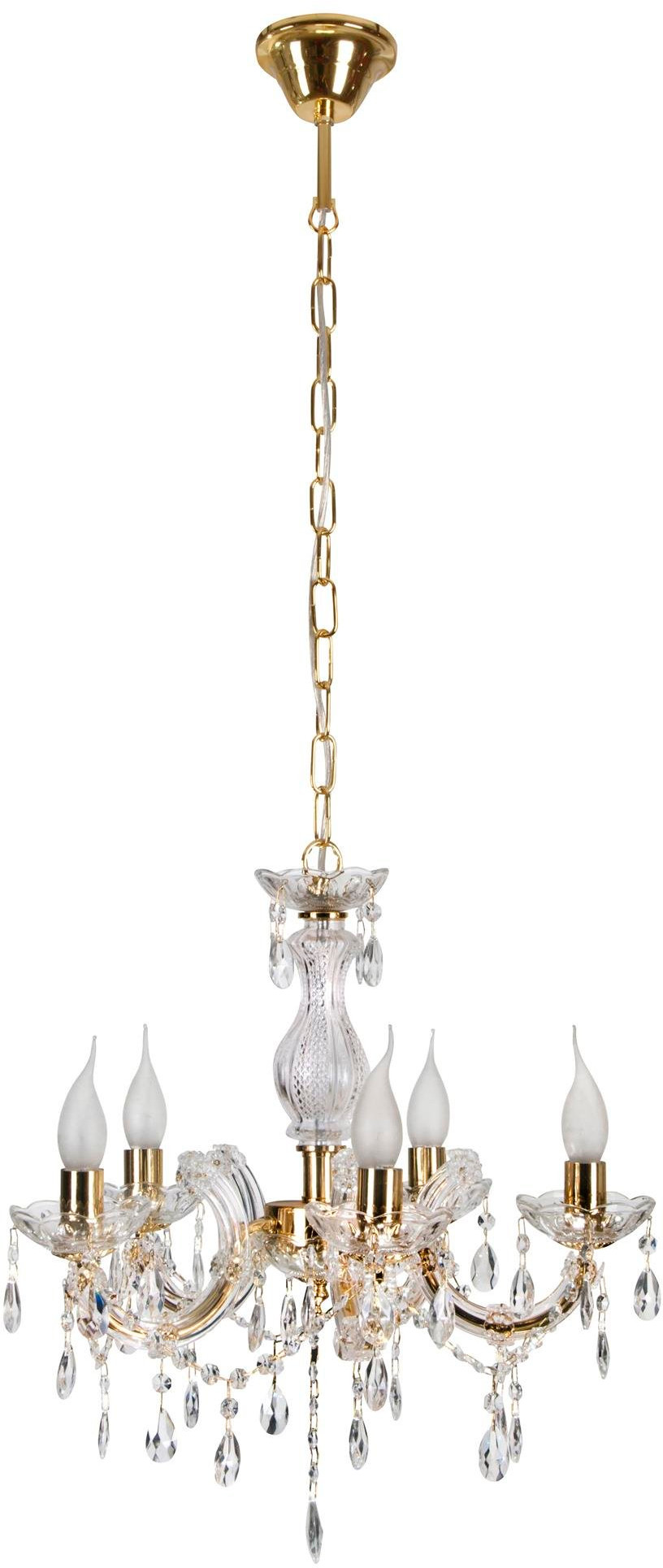 Candellux Maria Teresa függőlámpa 5x40 W arany 35-94646