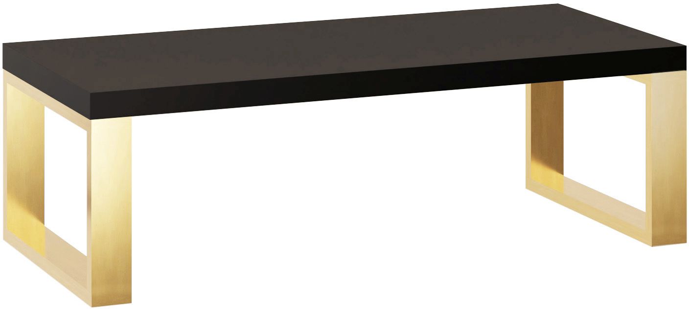 Baltica Design Liv konzol 100x40x28 cm fekete-arany 5904107906744