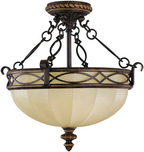 Elstead Lighting Drawing Room függőlámpa 2x100 W barna-bézs FE-DRAWING-ROOM-SFC