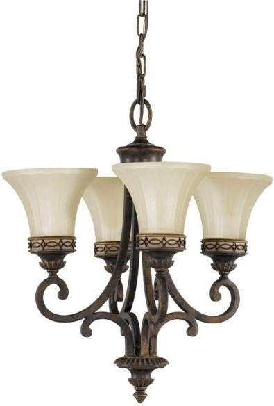 Elstead Lighting Drawing Room függőlámpa 4x100 W barna-bézs FE-DRAWING-ROOM4