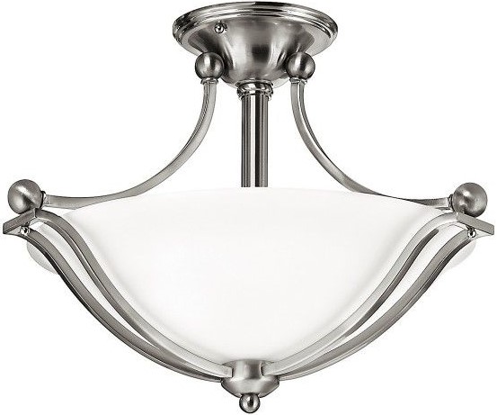Elstead Lighting Bolla függőlámpa 2x100 W fehér-ezüst HK-BOLLA-SF