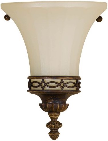 Elstead Lighting Drawing Room oldalfali lámpa 1x60 W barna-krém FE-DRAWING-ROOM-WU2
