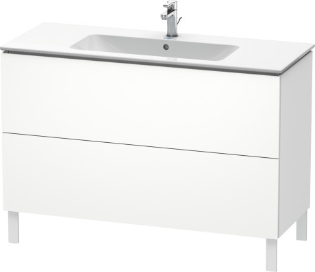 Duravit L-Cube szekrény 122x48.1x70.4 cm mosdó alatt álló fehér LC662801818