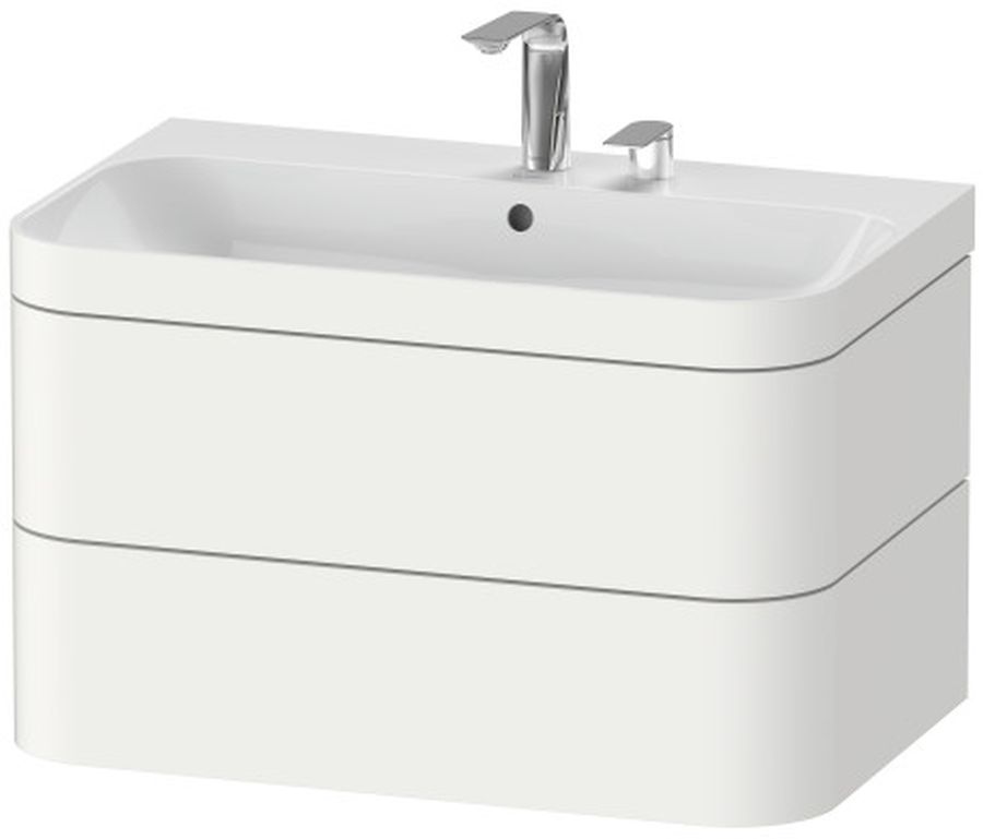 Duravit Happy D.2 mosdó szekrénnyel 77.5 cm fehér HP4637E3636