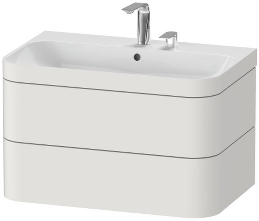 Duravit Happy D.2 mosdó szekrénnyel 77.5 cm fehér HP4637E3939