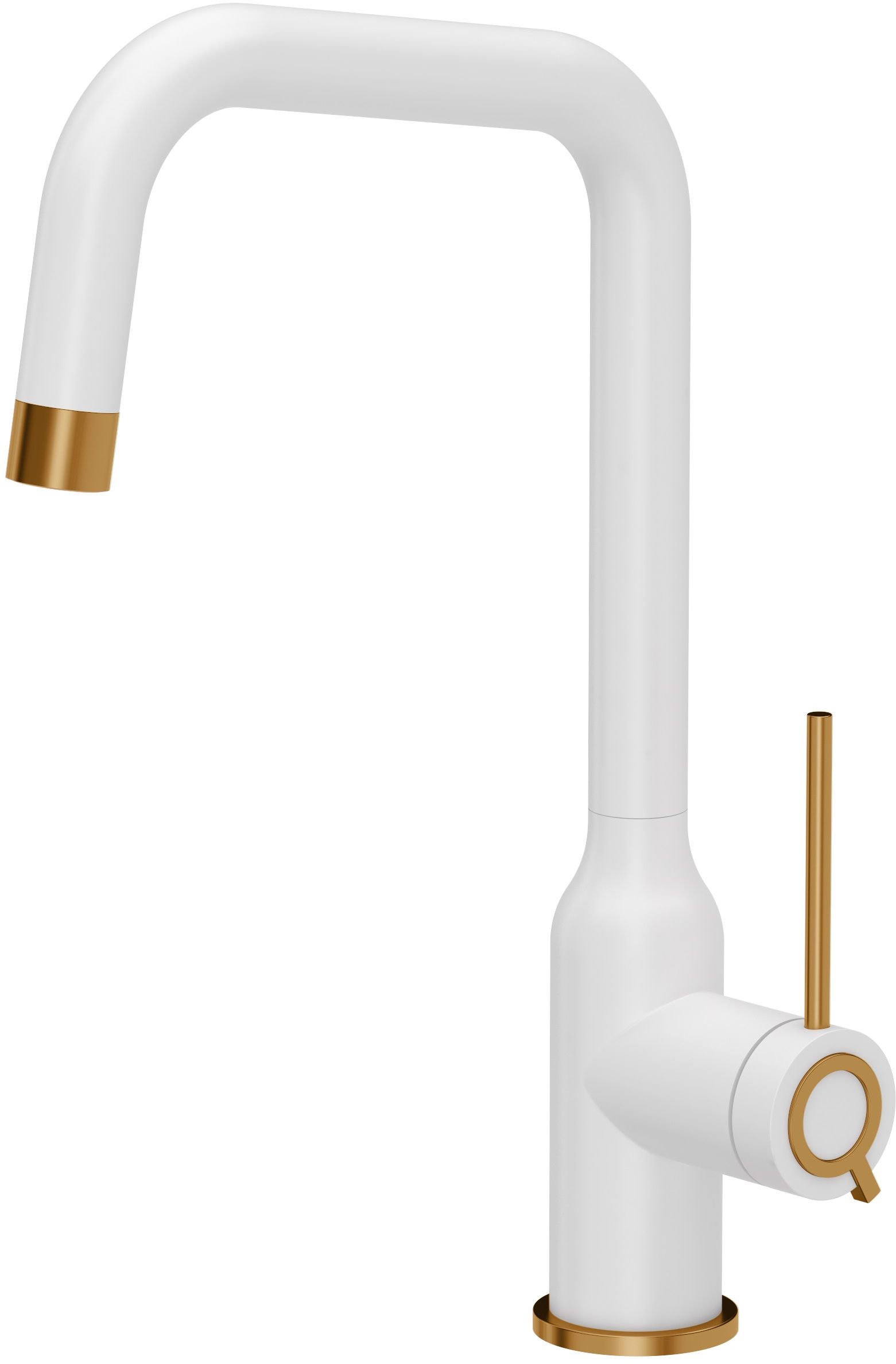 Quadron Natalie Q Line konyhai csaptelep álló fehér-réz 3523501_WHMPVDC1