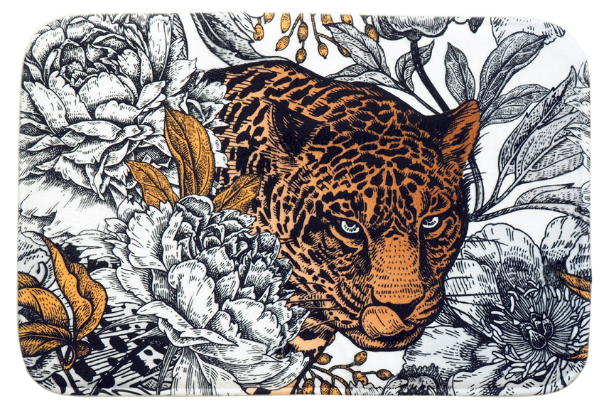 Hyggli fürdőszoba szőnyeg 60x40 cm négyszögletes színek keveréke 70-057