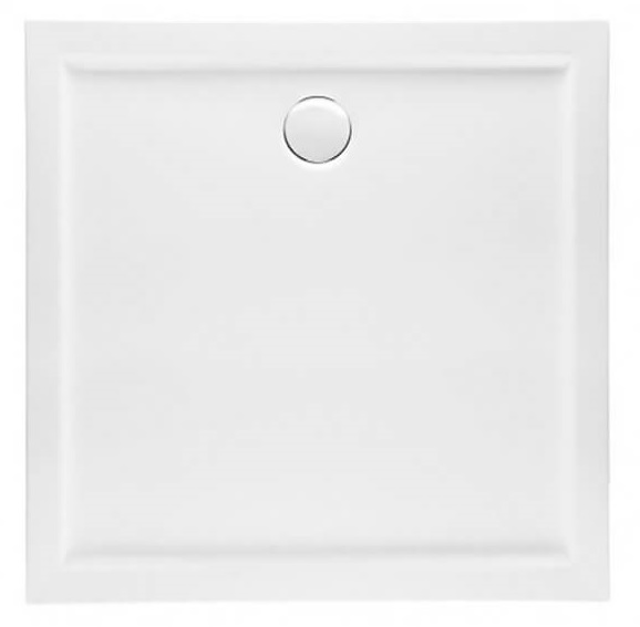 Polimat Goliat négyzet alakú zuhanytálca 80x80 cm fehér 00492