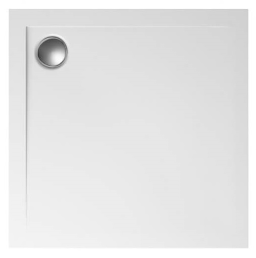 Polimat Geos négyzet alakú zuhanytálca 80x80 cm fehér 00378