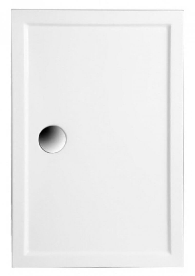 Polimat Goliat téglalap alakú zuhanytálca 90x80 cm fehér 00366