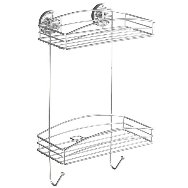 Wenko Vacuum-Loc rund Stah polc 26 cm 20886100