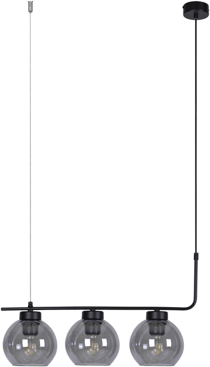 Kaja Torvi függőlámpa 3x60 W fekete-grafit K-4881