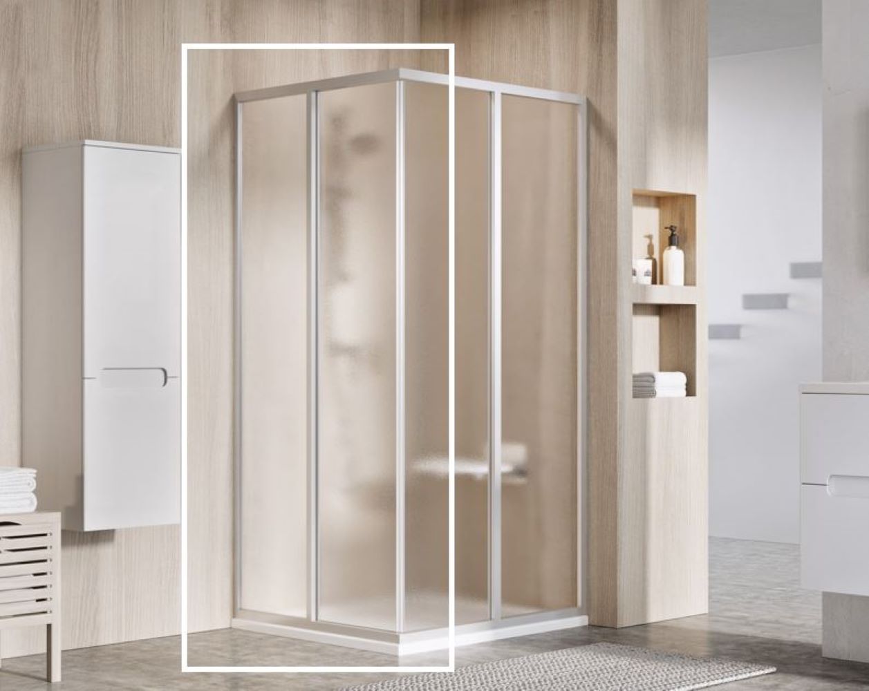 Ravak Supernova zuhanyajtók 90 cm tolható szatén matt/ 14V70UO2ZG