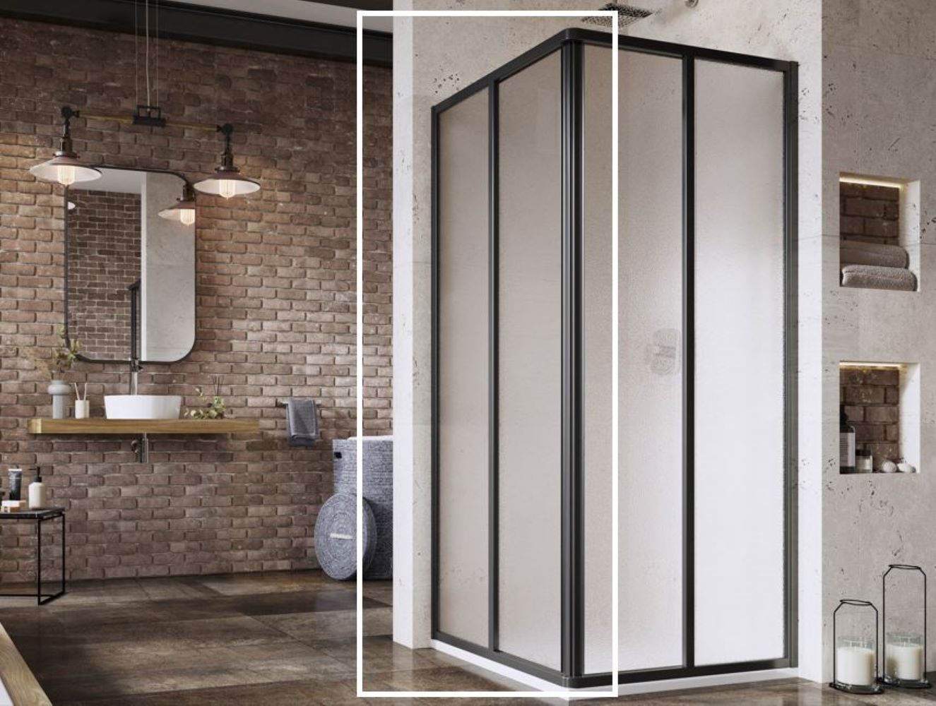 Ravak Supernova zuhanyajtók 100 cm tolható fekete matt/ 14VA03O2ZG