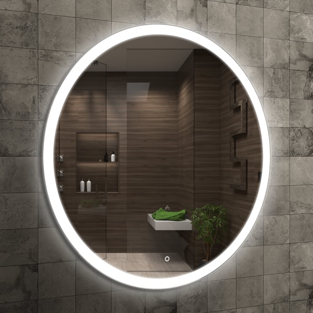 LaVita Aura tükör 80x80 cm világítással 5908211499574