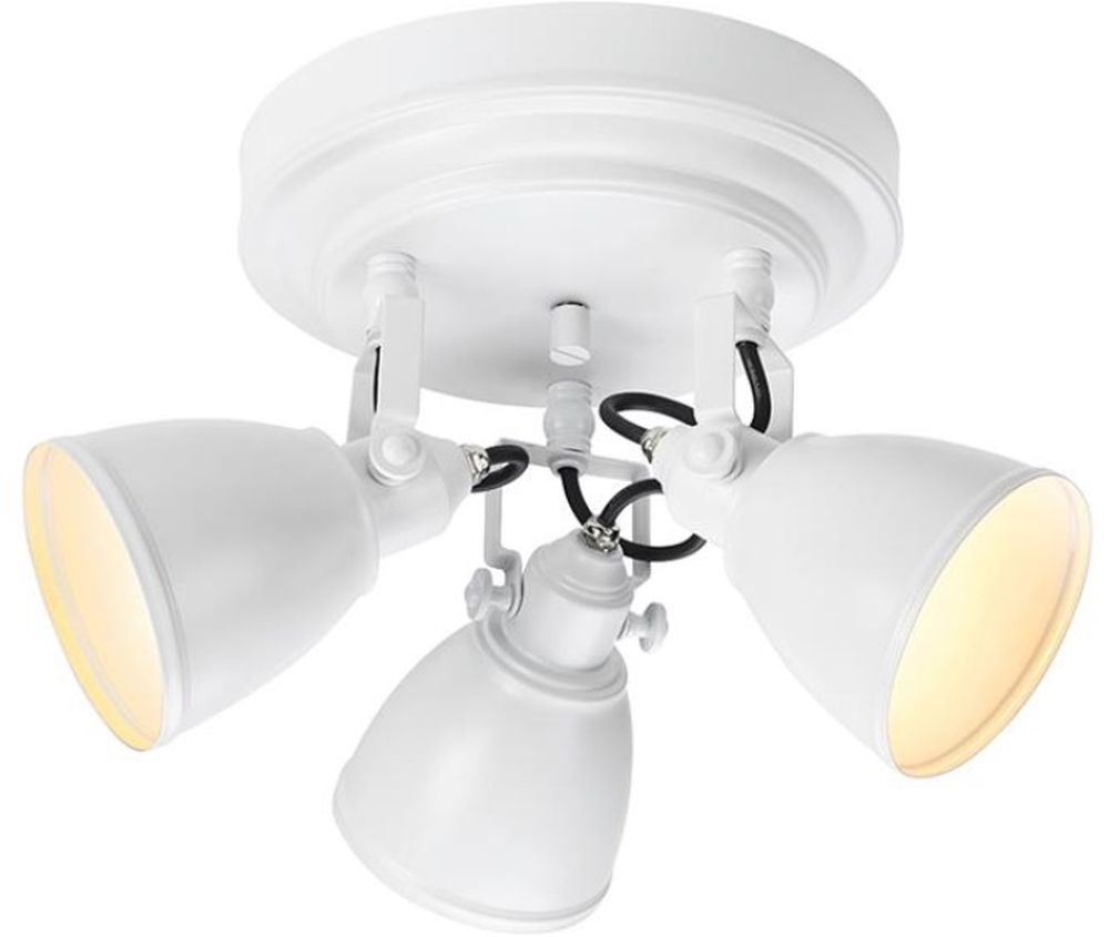 Markslöjd Fjällbacka mennyezeti lámpa 3x20 W fehér 108083