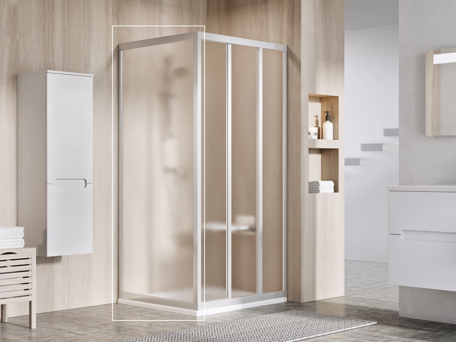 Ravak Supernova zuhanyfal 80 cm szatén matt/ 94040UR2ZG