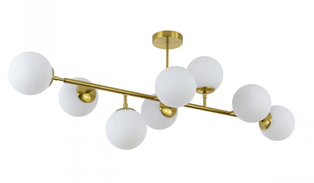 Light Prestige Dorado mennyezeti lámpa x40 W fehér-arany LP-002/8P